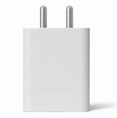 Minimalist design of the Muvit Nothing Phone 45W Super Fast Charging PD3.0 USB-C Charger with dual metal prongs for secure connectivity.