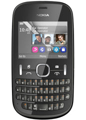 Nokia Asha 200 Keypad Smartphone, Renewd (Black)