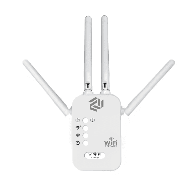 Muvit Antenna WiFi Range Extender Router Upto 300Mbps Home Office