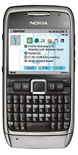 E71 QWERTY Keypad Symbian Smartphone (Black)