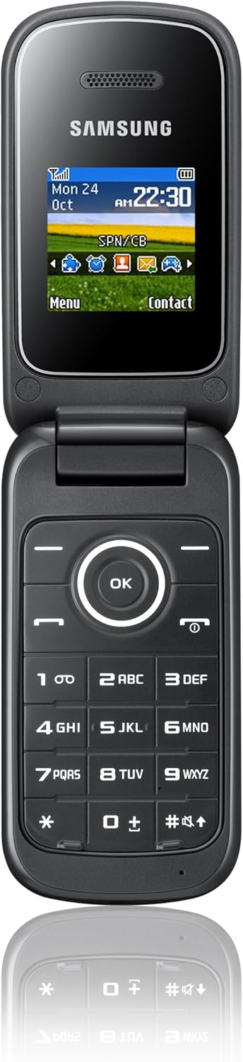 Samsung E1190 Mobile phone Display 3.6 cm (1.43") Dual-band Titanium Grey