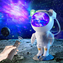 Muvit Astronaut Galaxy Star Light Projector Night Lamp for Home