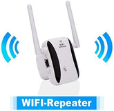 Muvit WiFi Range Extender Dual Antenna Up to 300Mbps Signal Booster