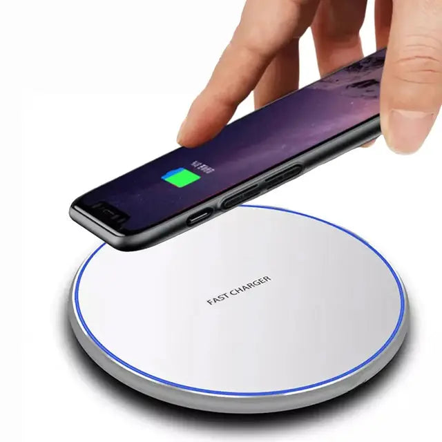 Muvit 15W Round Wireless Charger Pad for iPhone or Samsung