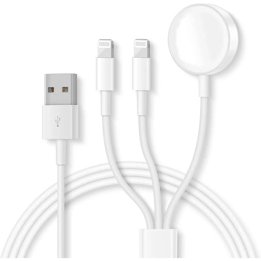 Muvit 3 IN 1 iPhone and iWatch Magnetic Charger Cable