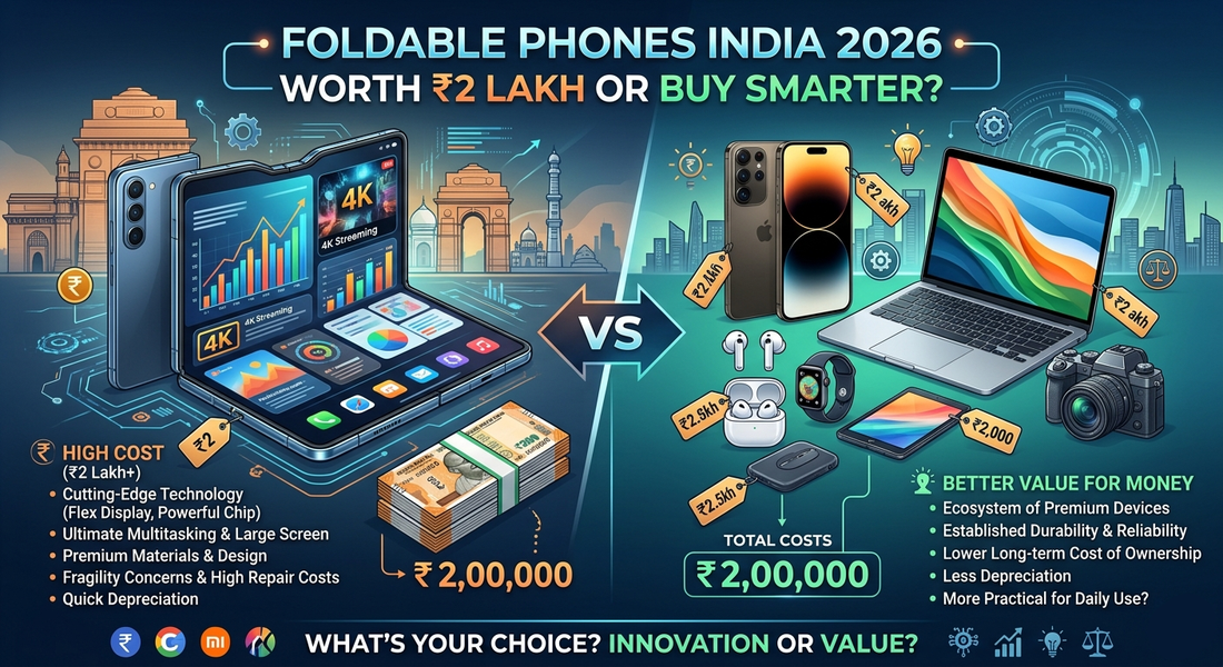 Foldable Phones India 2026 — Worth ₹2 Lakh or Buy Smarter?