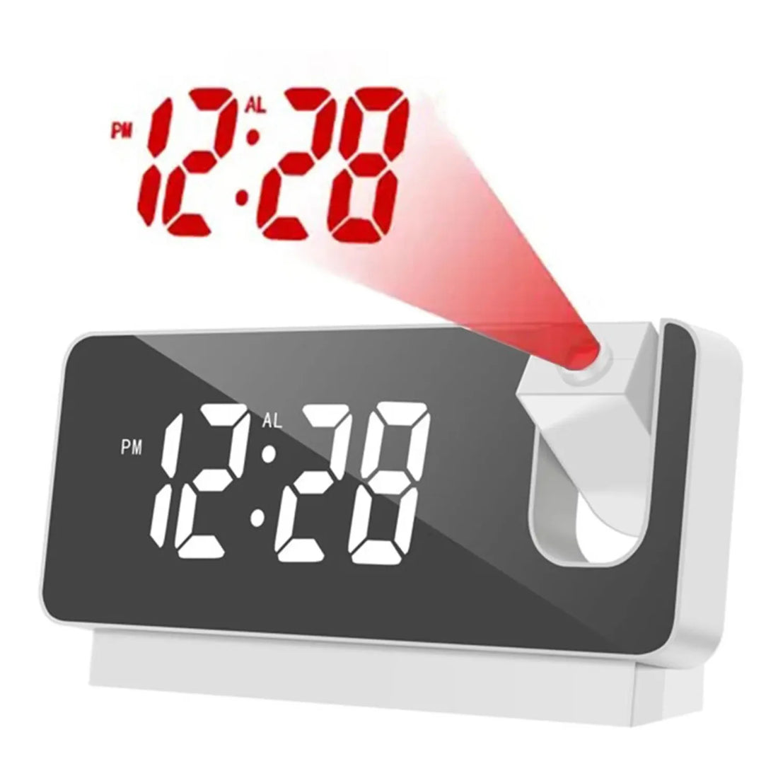 Muvit Digital LED Projection Alarm Clock For Bedroom