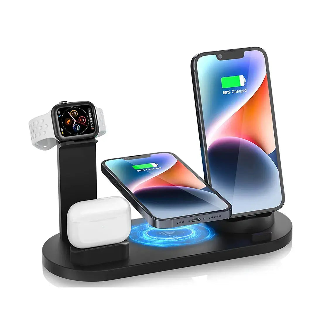 Muvit 15W 4 IN 1 Multi Device Wireless Charger Station for iPhone & Samsung Device.0