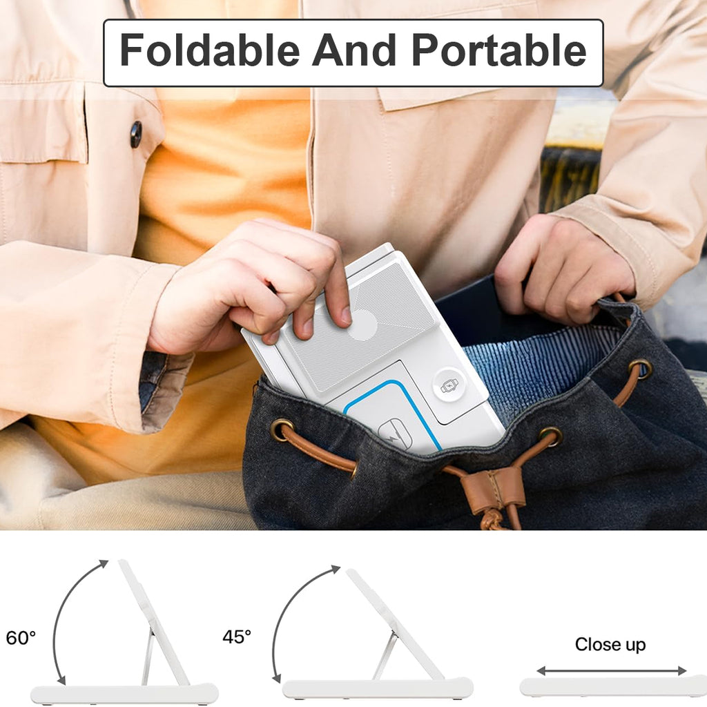 Muvit 3-in-1 Magnetic Foldable Wireless Charger 23W for iPhone  | iWatch & AirPods Charging Station | Portable Fast Charging Dock