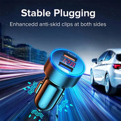 Muvit Car Charger provides convenient charging on-the-go, keeping your devices powered up and ready to use.