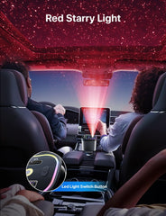 Muvit 4 in 1 Retractable Car Charger with Starry Light,66W Cigarette Lighter Charger Compatible for iPhone 17 Pro Max 16 15 14 13 12 11 Series, Compatible All Other Phone Models