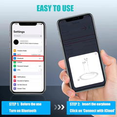 MFi Certified Lightning Wired Earphones (Pack of 2) | Bluetooth Pairing, Deep Bass, Mic & Volume Control for iPhone & iPad