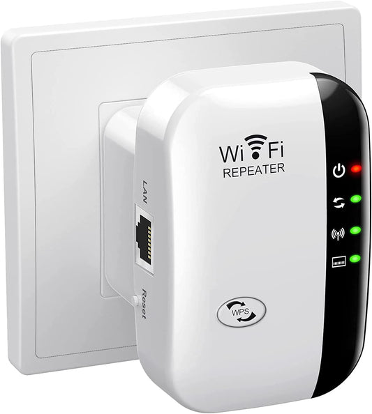 Muvit Wifi Range Extender Signal Booster Dual Band Upto 300Mbps