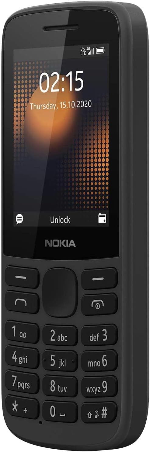 nokia 215 DS 4G Keypad Phone with Long Battery Life,Wireless FM Radio