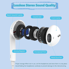 MFi Certified Lightning Wired Earphones (Pack of 2) | Bluetooth Pairing, Deep Bass, Mic & Volume Control for iPhone & iPad