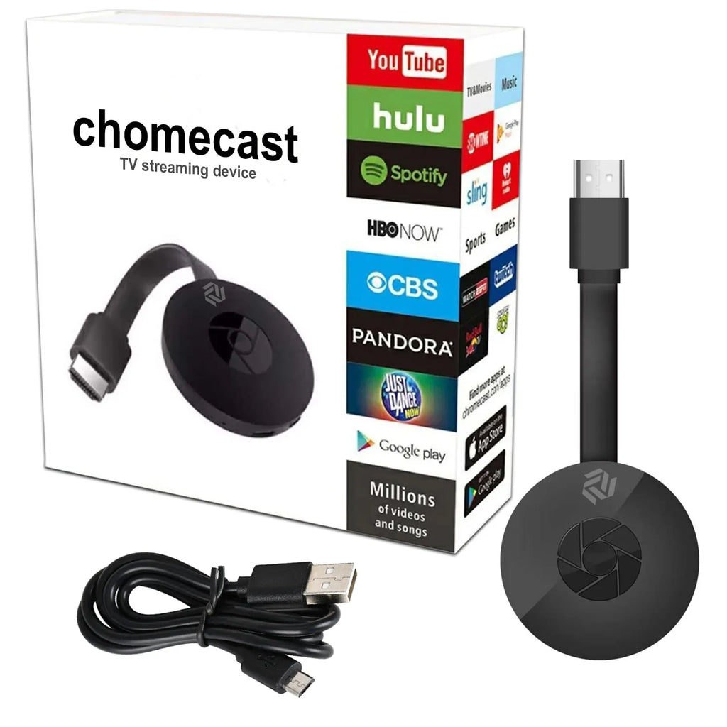 Muvit Wireless HDMI Display Dongle 1080P/4K | Screen Mirroring Chromecast for TV | WiFi Streaming for Android, iPhone & Laptop