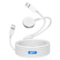Muvit 2-in-1 Magnetic iWatch & iPhone Charger Cable | USB-C Fast Charging Cable