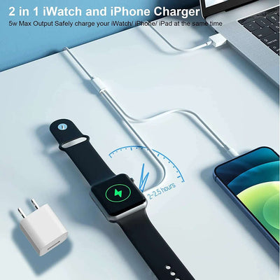Muvit- 2 in 1 Apple Watch and iPhone Charger Cable