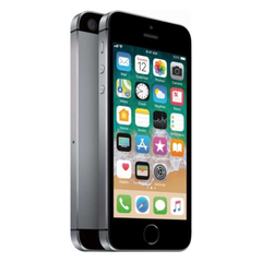 Smartphone with app icons displayed on a white background