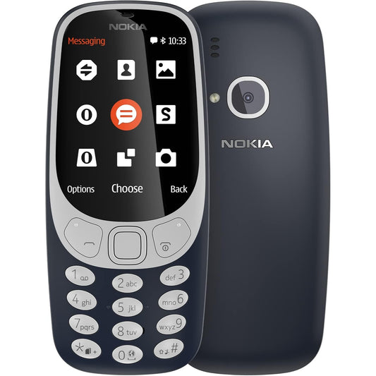Nokia 3310 Dual SIM Keypad Phone with MP3 Player, Wireless FM Radio and Rear Camera