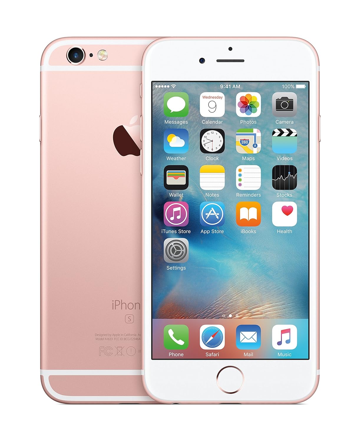 Apple iPhone 6s (Rose Gold, 32GB) Renewed - 1 Year Warranty