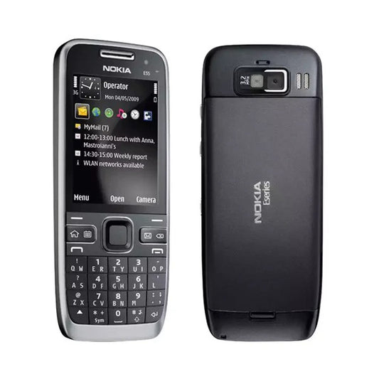 Nokia E52 Keypad cell phone 3G, imported (Black)
