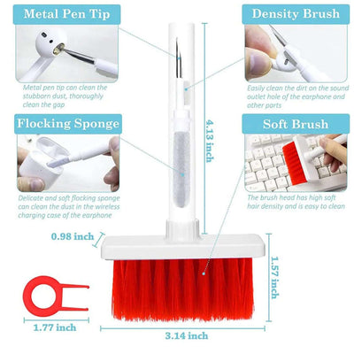 Muvit 5 in 1 Multi Function Keyboard Cleaning Brush Tool