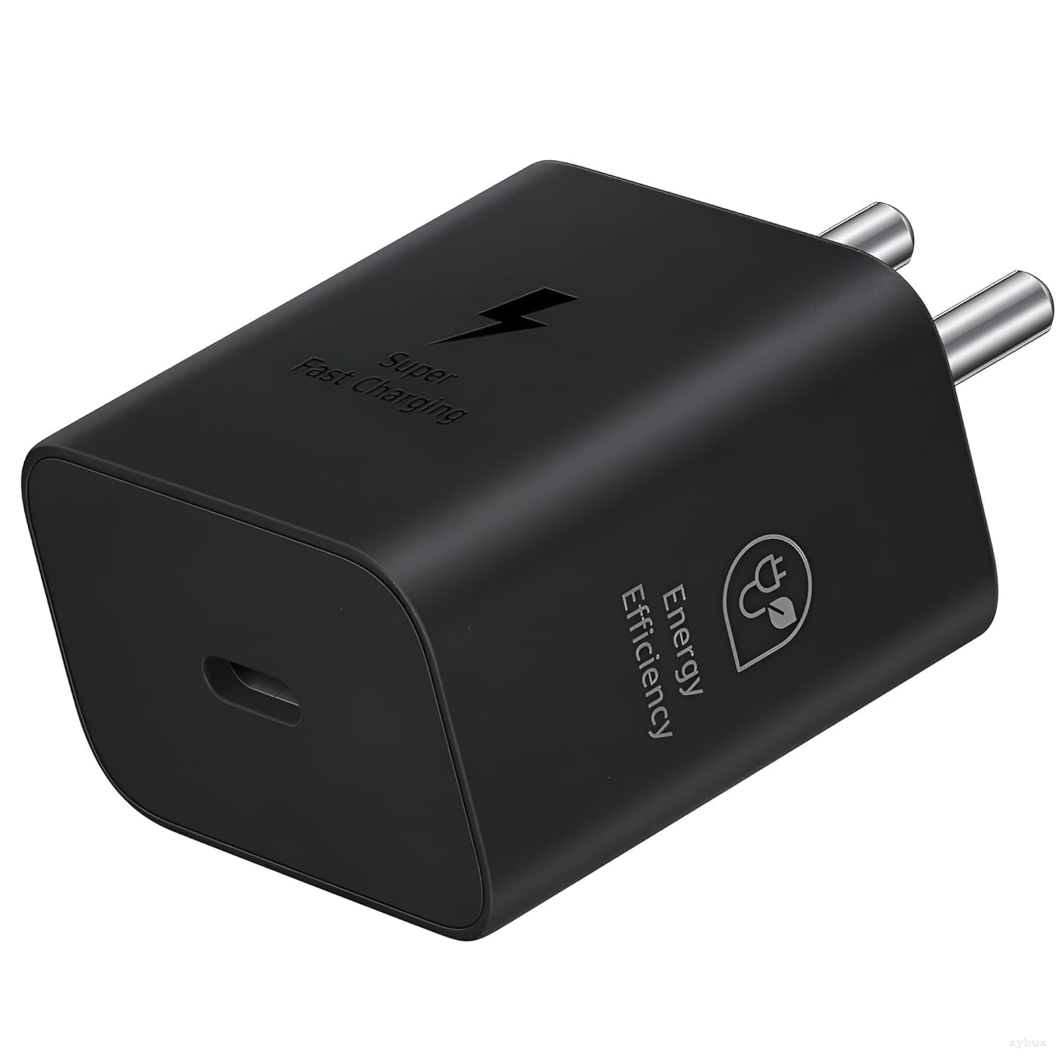 Muvit 25W Type-C Fast Charger Adapter for Samsung Galaxy | USB-C Super Fast Charging PD Adapter | Black