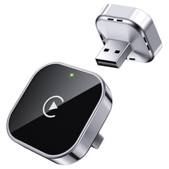 Muvit Wireless CarPlay Adapter Compatible for iPhone Plug & Play, Mini USB/USB-C Auto Adapter for Wired CarPlay Cars Fast & Stable 5.8GHz Wi-Fi, Bluetooth 5.3 – Compatible with iOS 10+