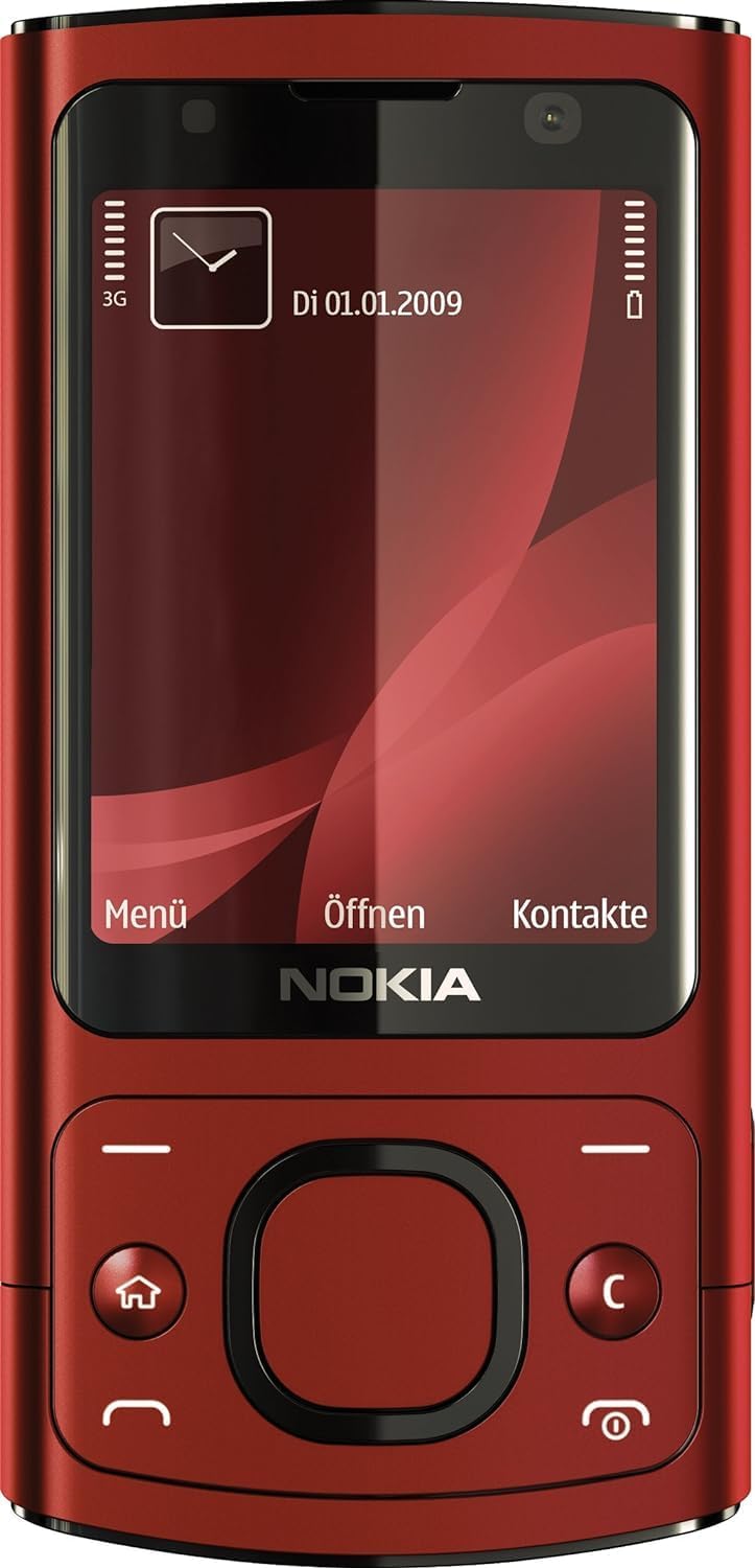 Nokia 6700 Slide Red – 5MP Camera, 2.2" TFT Display, Symbian OS, 3G