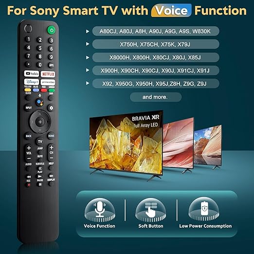 Muvit  Sony TV Bluetooth Voice Remote Control