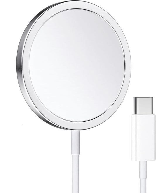 Muvit Magnetic Wireless Charger Compatible with Magsafe Charger iPhone 16/15/15 Pro/15 Plus/15 Pro Max/14/14 Pro/14 Plus/14 Pro Max/13/13 Pro,Wireless Charging Pad,Mag Charger-with 1 Year Warranty