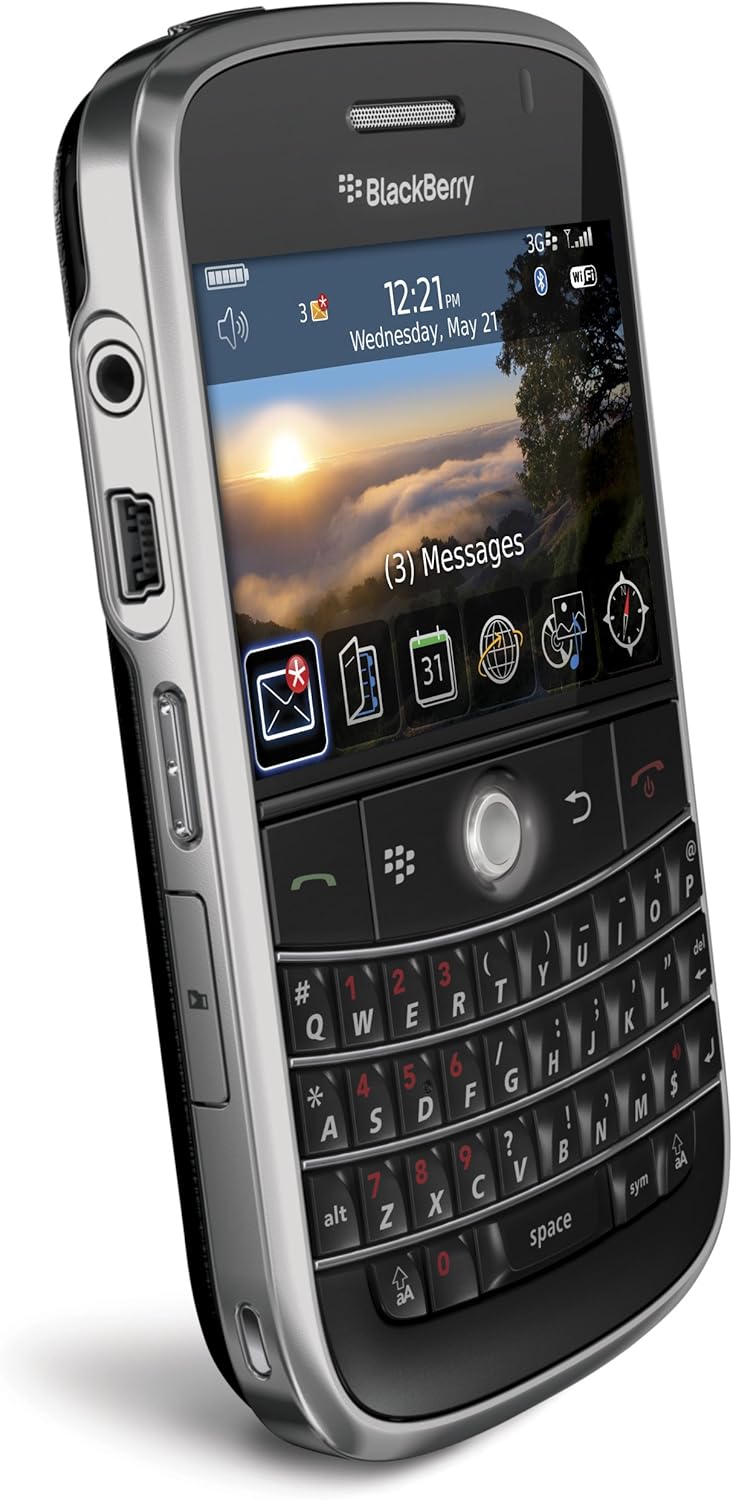 BlackBerry Bold 9900 Smartphone (Black) – QWERTY Keyboard, 3G, 5MP Camera