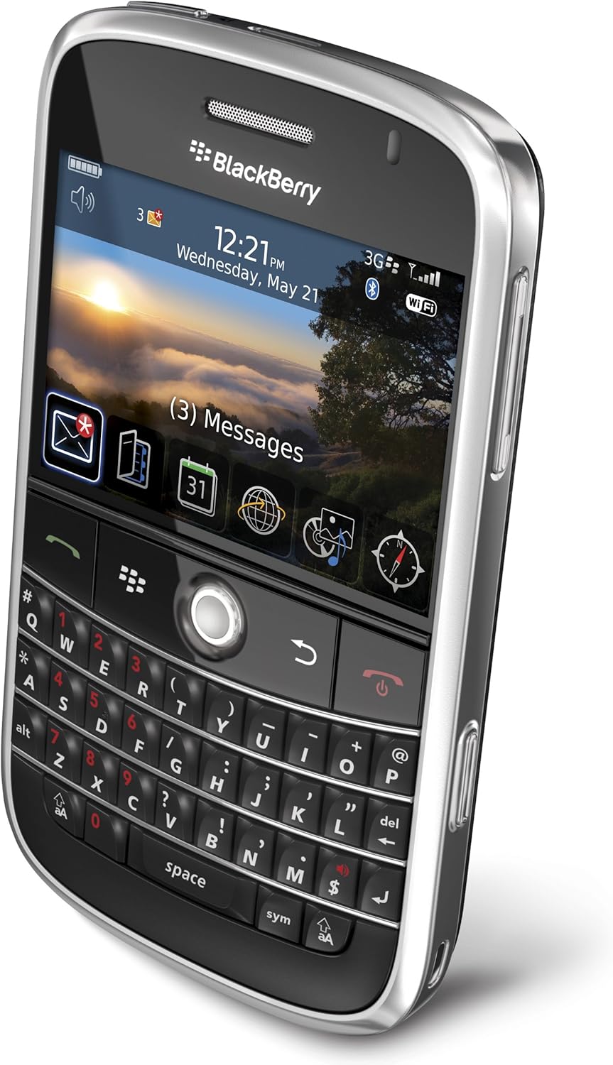BlackBerry Bold 9900 Smartphone (Black) – QWERTY Keyboard, 3G, 5MP Camera