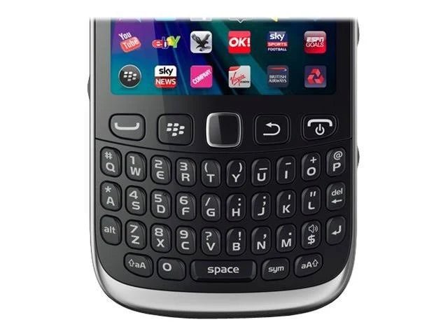BlackBerry Curve 9320 Smartphone (Black/Silver) –  Compact Design, Factory Unlocked