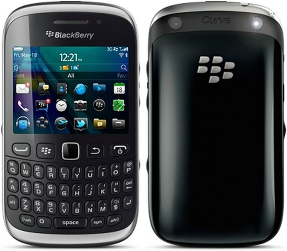 BlackBerry Curve 9320 Smartphone (Black/Silver) –  Compact Design, Factory Unlocked