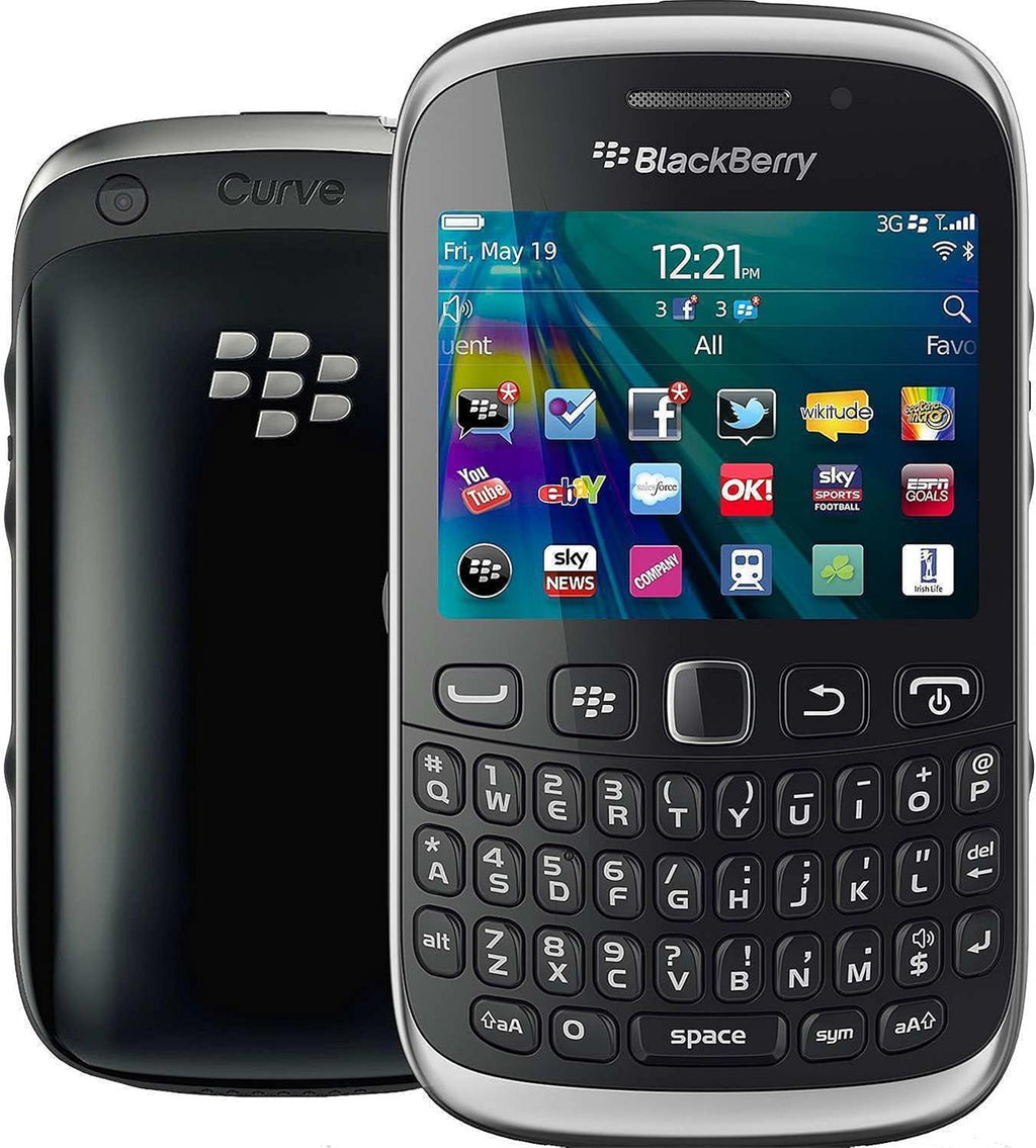 BlackBerry Curve 9320 Smartphone (Black/Silver) –  Compact Design, Factory Unlocked