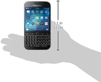 BlackBerry Classic Q20 Smartphone (Black) – Keyboard Phone, 16GB, Factory Unlocked