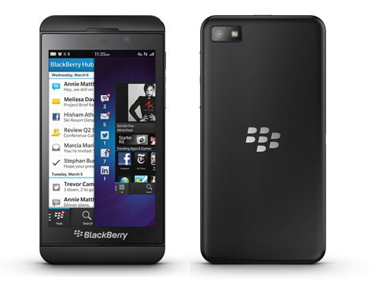 BlackBerry Z10 Smartphone (Black) – 16GB Storage, 2GB RAM, 4.2" Display, 8MP Camera