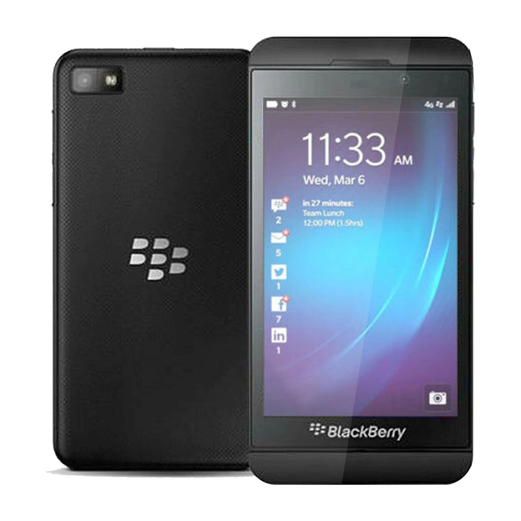 BlackBerry Z10 Smartphone (Black) – 16GB Storage, 2GB RAM, 4.2" Display, 8MP Camera