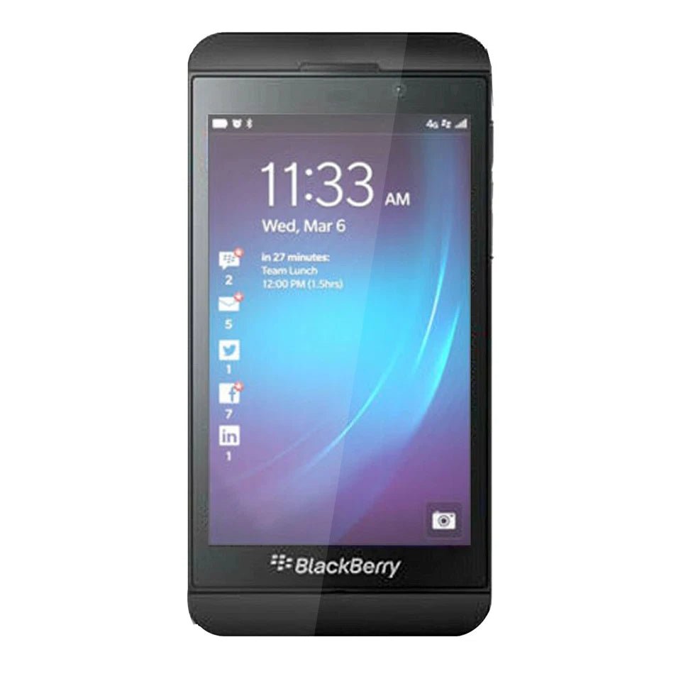 BlackBerry Z10 Smartphone (Black) – 16GB Storage, 2GB RAM, 4.2" Display, 8MP Camera