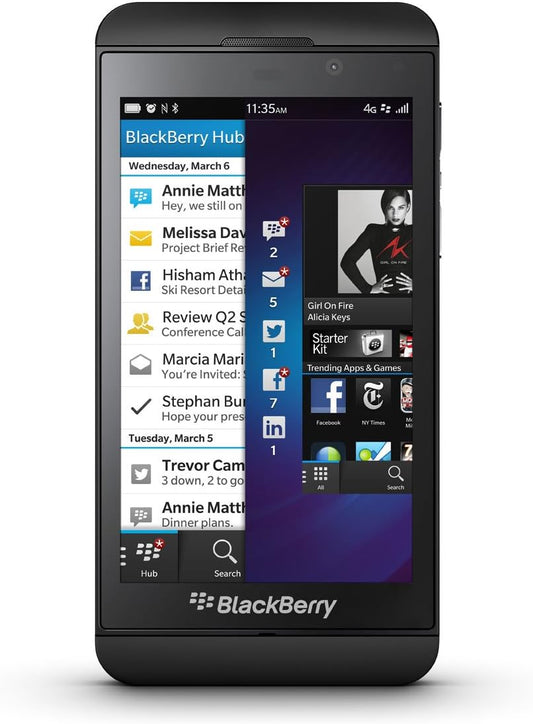 Blackberry Z10 Smartphone 16GB, 2GB RAM, Single SIM Black