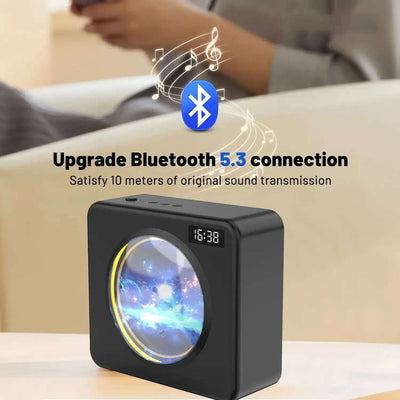 Muvit Bluetooth Wireless Speaker with Rotating RGB Screen Light