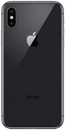 Apple iPhone X, 32GB, Black - Unlocked (Renewed)