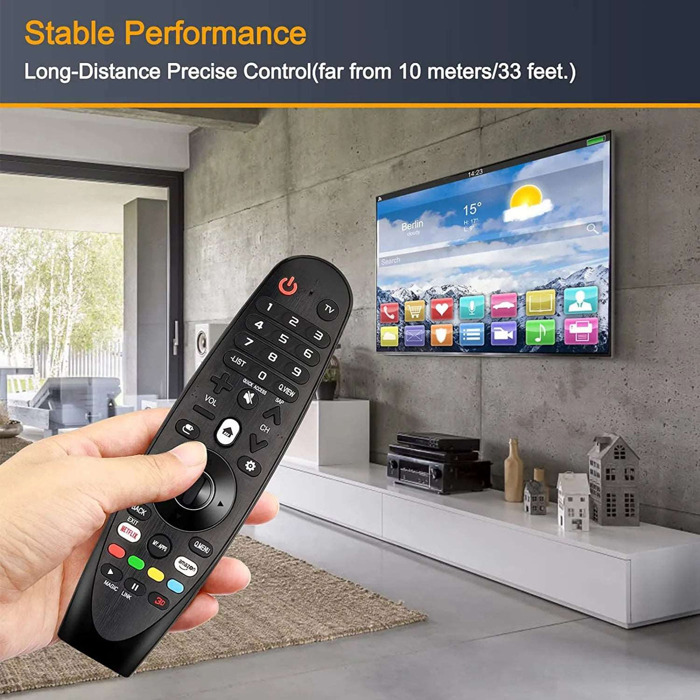 Muvit Magic Remote Control for LG Smart TV ( Non Voice )