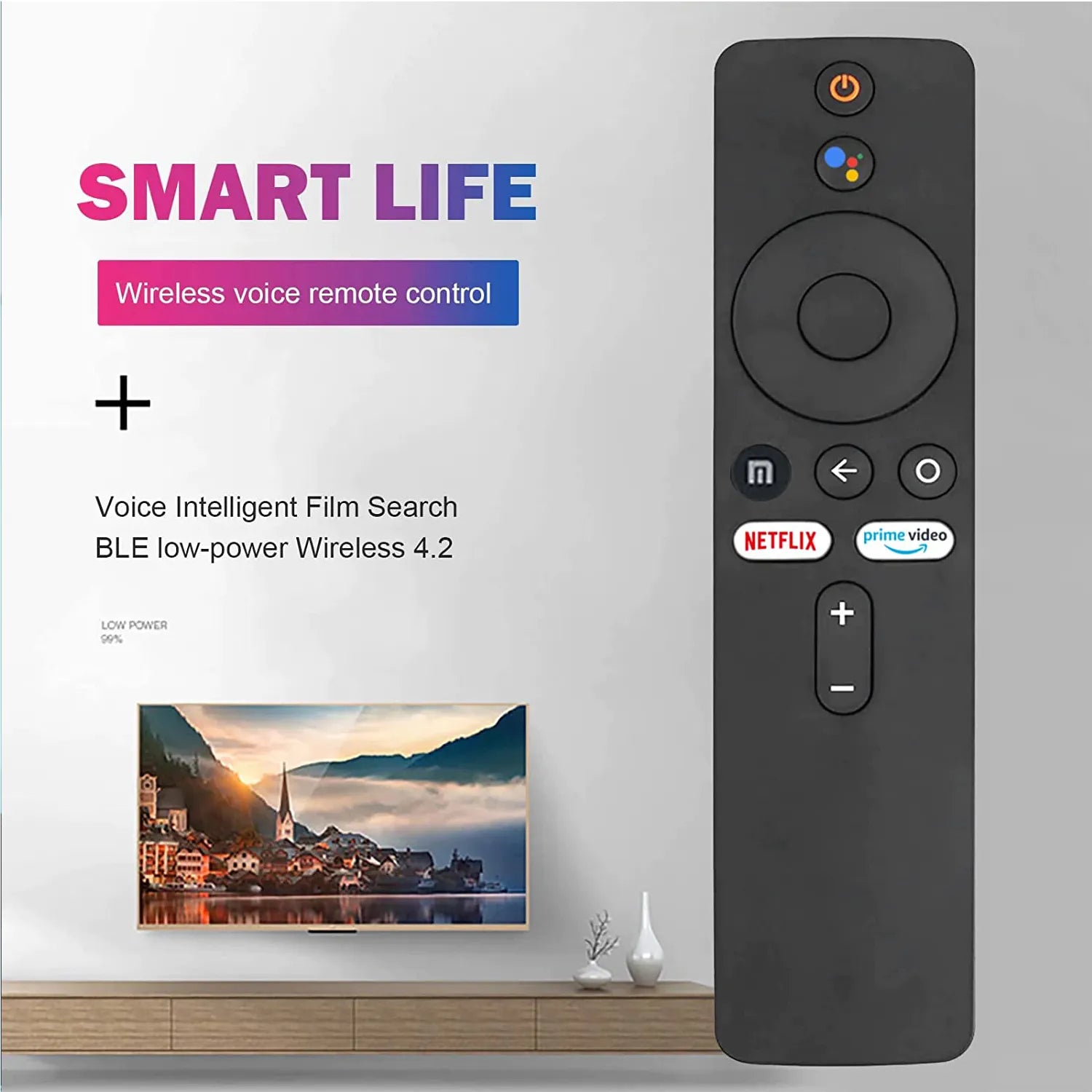 Muvit Smart TV Remote Control with Voice Control for MI TV