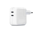 35W dual USB-C port power adapter rapidly charges your iPhone and other devices, saving you time.