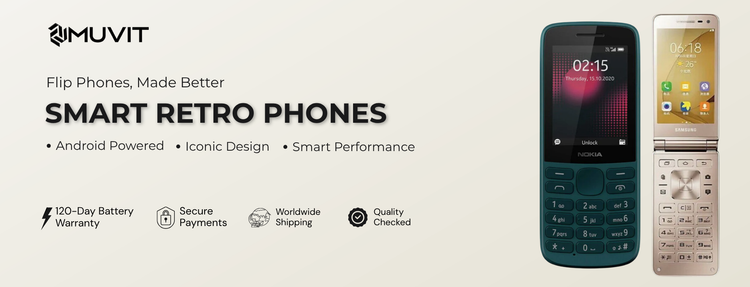 Two flip phones, keypad phones  Muvit Mobile Accessories & Charger Shop in Karol Bagh