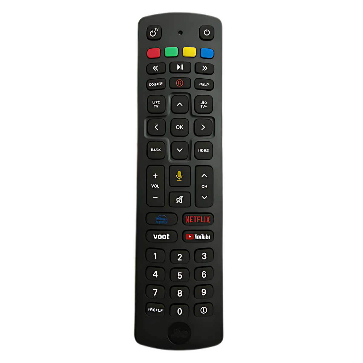 Muvit Bluetooth Remote Compatible for Jio Fiber Set Top Box Voice Command