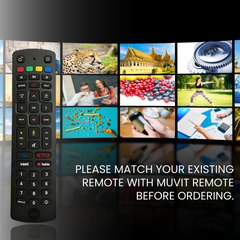 Muvit Bluetooth Remote Compatible for Jio Fiber Set Top Box Voice Command